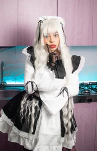 KatherineGomez: Your sexy maid is here! ( 5 фото)