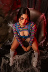 Hailey-Fox Sexy Chucky Halloween🕸️🎃👻  2টি ছবি