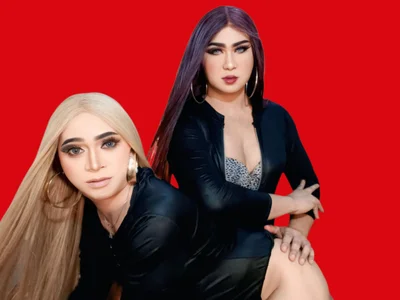 Incredible_Shemale with my fucktoy slave Pic 2