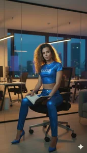 blue latex sexy de karen_sofia_ Foto 5