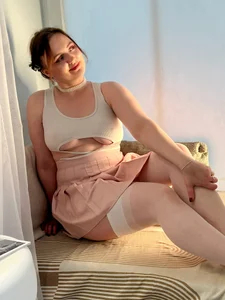 girl in a miniskirt and stockings de Lella_Ryann_  3 photos