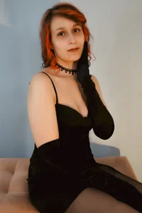 Dora_Marcelli Too hot lady in satin dress and gloves🖤 사진 5