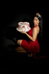 It's my birthday, but the gift is you looking at me like that 😏🎁 de _kyraa_  3 Imagens