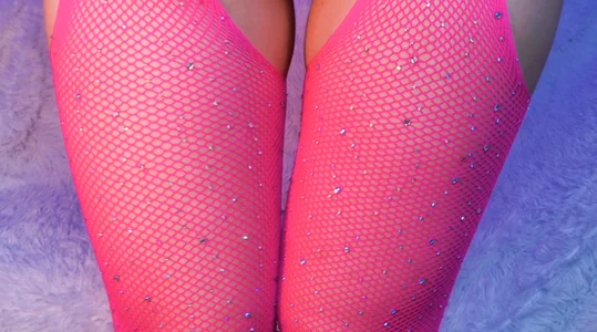 JasmineMilko's Neon fishnet tights Sex Photo 7