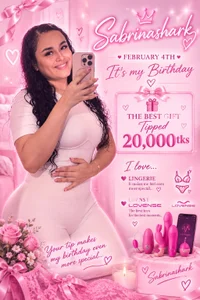 Sabrinashark my birthday date darling Pic