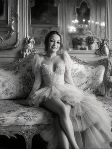 Luna18Pink Black and White صورة واحدة|Luna18Pink Black and White صورتان|Luna18Pink Black and White  3 صور|Luna18Pink Black and White  3 صورة