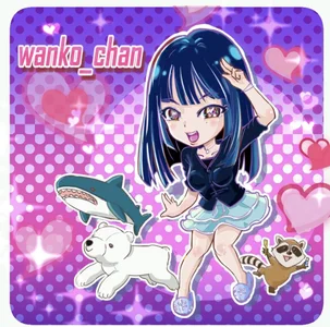 wanko_chan リスナーさんが描いてくれたの🐶❤️❤️ Foto