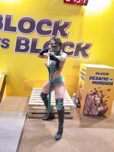 JADE NAT - MORTAL KOMBAT de NatzinhaMorenaHot  2 Imagens