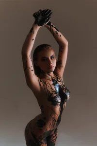 Mily_Vermont Slime on Me 🖤🤍 Poză 2