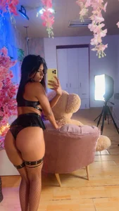 AlinaSweett sexy lingerie leather Foto