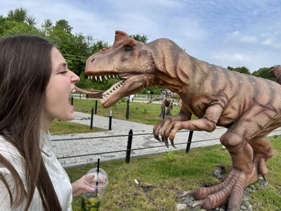 Jessica_jewells come with me to dino park?🦕🦖🦕  4টি ছবি