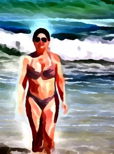 A girl in a swimsuit de Art_Ass Foto