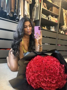 jasminefoxx__ Cheetah Lingerie with Roses 🌹💛 Immagine  2