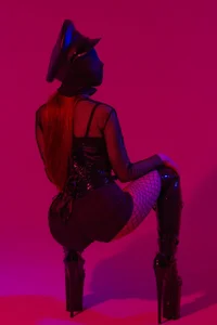 Reed_Fox sharp heels and a leather raincoat  3টি ছবি