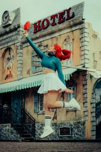 LeaThompsonAt park Bild 3