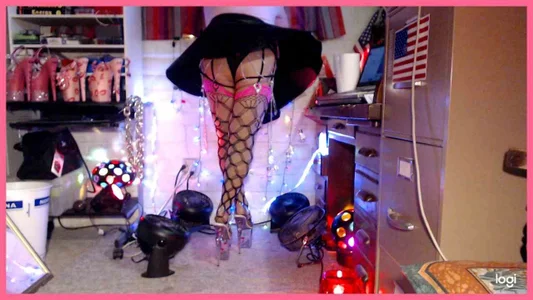 TgirlJackie4BBC Sissy tutu requested by my BLACK BULL Leon's to tease his BIG BLACK 12" COCK for cum. รูป  9