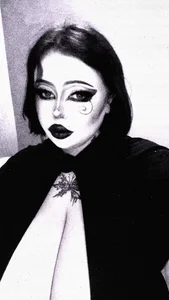 KinkyBaddie69 black lips, white thighs, zero regrets 🖤🥀 slika 6