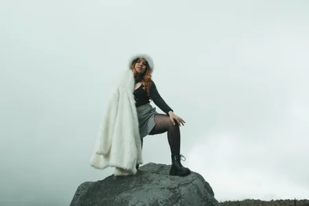 AmbarClarck on top of the mountain Pic