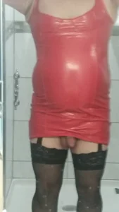 bigwurn: vinyl dress ( 2 фото)