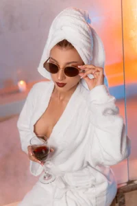 AilishBenson Coffee, Towels & hot Secrets😈🥰 Pic 2