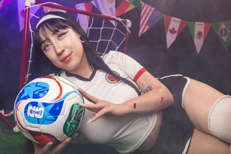 KomiCatt ready for the world cup 👌⚽ Pic