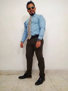 Cadete blue and brow pants de KalethBigDick Foto 6