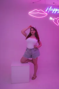 LizzyShine Neon girl Pic 4