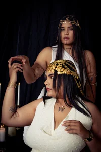 Mia_and_lexy Halloween Queens🎃👻👑👑 Pic 2