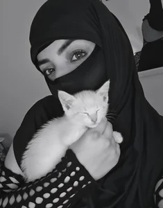 Uzra_hayed with my beautiful kitten slika