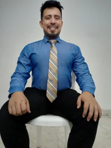 KalethBigDick Blue and black suit office Immagine  5