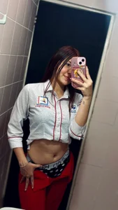 AngelaaCute_ sensual at work with uniform🔥 Pic