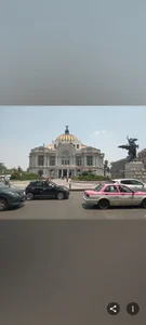 Visiting the Palace of Fine Arts in Mexico City