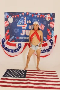 allice_green happy 4th of july 💙❤️💙 รูป  5