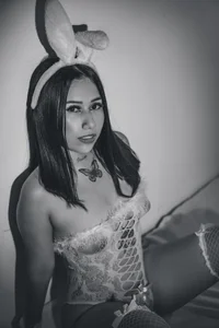 Isabella_Flowers Little ears up, mischievous look... ready to misbehave with me?🔥🐰 Pic 4