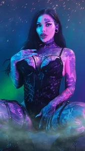 darkinkedbabe sexy neon Pic 6