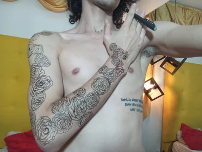 andres_ocasio Artistic process, sketch and tattoo design, freehand work, without tracing Pic 5