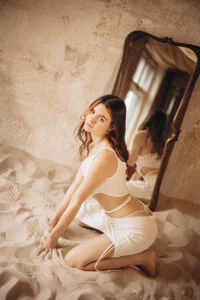 new photoshoot in white dress de Ian_Meow  Imagens