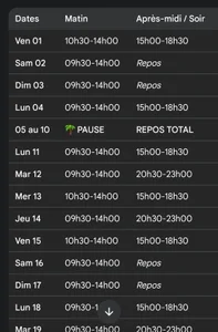 Hotenza69 Horaire de live Pic 2