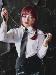 angelgate Makima cosplay- Chainsaw man ❤️ Pic 5