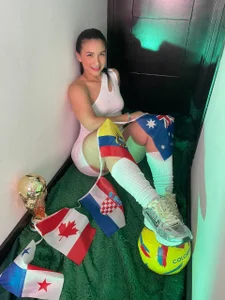 Sofi_Perez_ Ready for kickoff? 🍑⚽ Pic 8