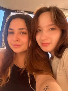 OdellaBlumera sunbathe together Pic 4