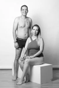 Mia_and_Erick Black and white Billede 5