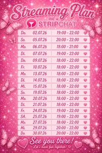 SweetButterflyKiss Sendeplan 2026 Pic 7