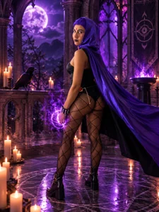 Violet_rousse7 💜🔮 Raven: Mistress of Dark Magic 🖤 Pic 4