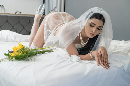 Cataleya_divine The day of our wedding🌼 👰 💍 💑  9টি ছবি