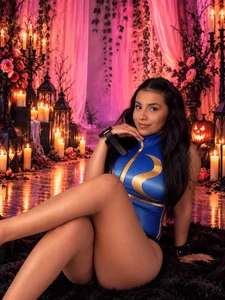 Emma_collins23: 🎃 “Sweet Witch, Naughty Nights 🔥🖤 | Halloween Special 👻” ( 2 фото)