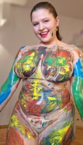 TinniAngel Body art with you^^🌈🎨 Pic 4
