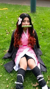 Neko_pam_ WOW IT'S NEZUKO 🫣💚 Pic 3