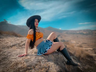 Alysrousmar A cow girl in the mountains🐴 slika 6