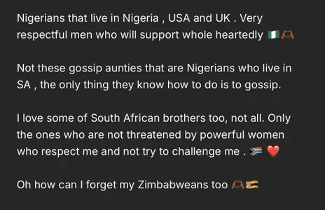 Thank You, I See You 🇳🇬🇿🇼🇿🇦❤️❤️❤️ de QUEEN_NOBUHLE_FEMDOM_777 Foto